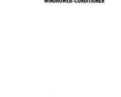 Hesston 880534 Operator Manual - 600 SP Windrower (1969)