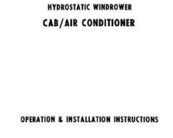 Hesston 883264 Operator Manual - 620 SP Windrower (1970)