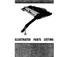 Hesston 883397 Parts Book - PT12 Mower Conditioner (pull-type, 1970)