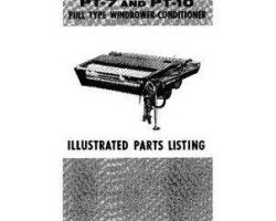 Hesston 884783 Parts Book - PT7 / PT10 Mower Conditioner (pull-type, 1971)