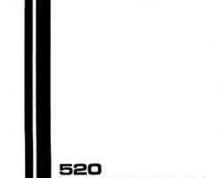 Hesston 887554 Operator Manual - 520 SP Windrower (1973)