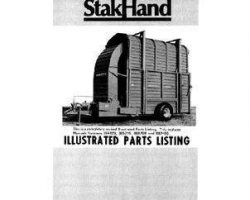 Hesston 887638 Parts Book - 30 / SH30 StakHand
