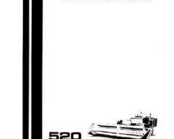 Hesston 889154 Operator Manual - 520 SP Windrower (1974)