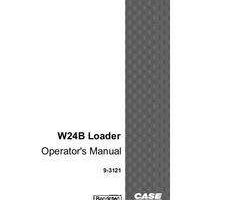 Case Wheel loaders model W24B Operator's Manual