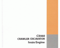 Case Engines model CX460 Service Manual