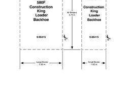 Case Loader backhoes model 580F Service Manual