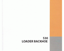Case Loader backhoes model 530 Service Manual