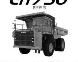 Assembly Manuals for Hitachi Eh-3 Series model Eh750-3 Construction And Mining