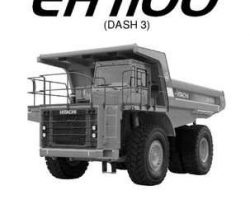 Assembly Manuals for Hitachi Eh-3 Series model Eh1100-3 Construction And Mining