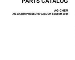 Ag-Chem AG005493C Parts Book - 2004 AgGator (pressure vacuum system)