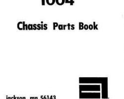 Ag-Chem AG005502 Parts Book - 1004 AgGator (chassis)