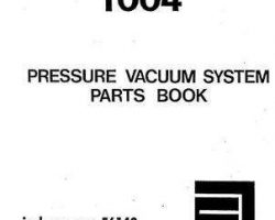 Ag-Chem AG005503 Parts Book - 1004 AgGator (pressure vacuum system)