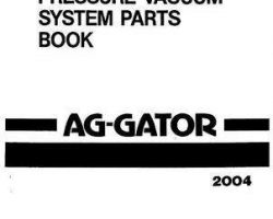 Ag-Chem AG005989 Parts Book - 2004 AgGator (pressure vac system)