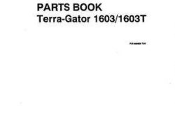 Ag-Chem AG008828 Parts Book - 1603 / 1603T TerraGator (system, 3208)