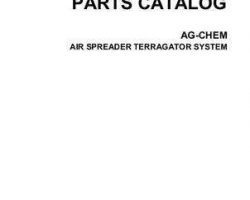 Ag-Chem AG050072I Parts Book - Air Spreader TerraGator (system, eff sn AC0718-1118, AS1128-1549)