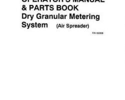 Ag-Chem AG050836 Operator Manual - Air Spreader (dry granular meter system)
