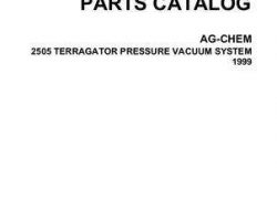 Ag-Chem AG051464C Parts Book - 2505 TerraGator (pressure vac system, 1999)