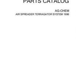 Ag-Chem AG051811C Parts Book - Air Spreader TerraGator (system, 1996)