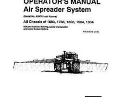 Ag-Chem AG052019 Operator Manual - Air Spreader TerraGator (system, 1996)