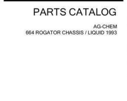 Ag-Chem AG052535C Parts Book - 664 RoGator (chassis / liquid system, 1993)