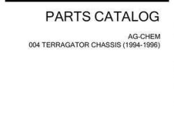 Ag-Chem AG052843D Parts Book - 004 TerraGator (chassis, 1994-96)