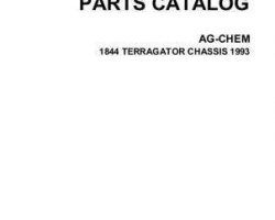 Ag-Chem AG052864C Parts Book - 1844 TerraGator (chassis, 1993)