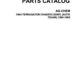 Ag-Chem AG053005C Parts Book - 1844 TerraGator (chassis, Cat 3208T, auto, 1994-95)