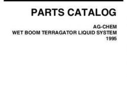 Ag-Chem AG053586B Parts Book - Wet Boom TerraGator (liquid system, 1995)