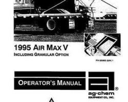 Ag-Chem AG053693 Operator Manual - Air Max 5 (system, 1995)
