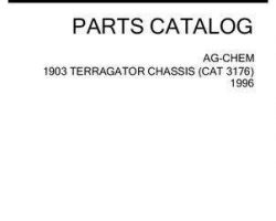 Ag-Chem AG053868E Parts Book - 1903 TerraGator (chassis, Cat 3176, 1996)