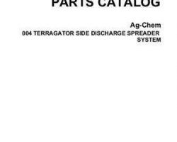 Ag-Chem AG054145B Parts Book - 004 TerraGator (side discharge spreader sys. Knight Box)