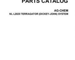 Ag-Chem AG054368C Parts Book - NL L2020 TerraGator (system, Dickey-John)