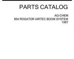 Ag-Chem AG055177F Parts Book - 854 RoGator (Airtec boom system, 1997)