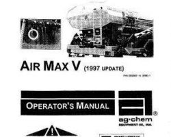 Ag-Chem AG055385 Operator Manual - Air Max 5 (1997 update)