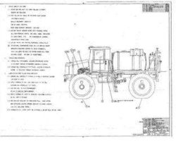 Ag-Chem AG058724 Shop Service Repair Manual - 854 / 1054 / 1254 RoGator Schematics (chassis, 1998-2004)