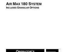 Ag-Chem AG121677 Operator Manual - 180 Air Max (system, 2003)