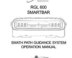 Ag-Chem AG137746 Operator Manual - RGL 600 Raven Smartbar Path Guidance