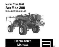 Ag-Chem AG144247 Operator Manual - 200 Air Max (2001)