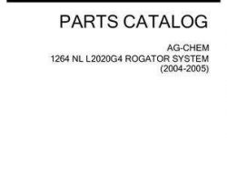 Ag-Chem AG145004D Parts Book - L2020G RoGator (1264 system, eff sn Nxxx1001-Pxxx9999)