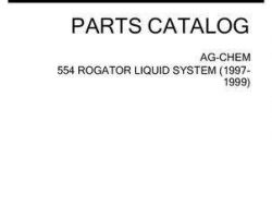 Ag-Chem AG520521P Parts Book - 544 RoGator (liquid system, 1997-99)