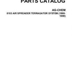 Ag-Chem AG521547AD Parts Book - 8103 TerraGator (air spreader system, 1998-99)