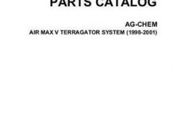 Ag-Chem AG546225C Parts Book - Air Max 5 TerraGator (system, 1999-2001)