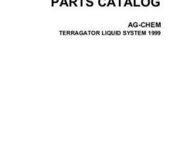 Ag-Chem AG546227C Parts Book - TerraGator (liquid system, 1999)