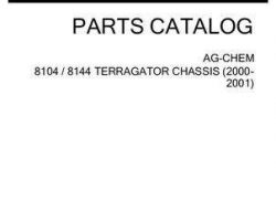 Ag-Chem AG546353N Parts Book - 8104 / 8144 TerraGator (chassis, 2000-01)