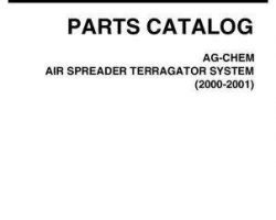 Ag-Chem AG546375D Parts Book - Air Spreader TerraGator (system, 2000-01)