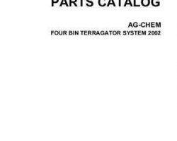 Ag-Chem AG546449C Parts Book - Four Bin TerraGator (system, 2002)
