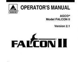 Ag-Chem AG599969 Operator Manual - Falcon 2 Controller System (version 2.1)