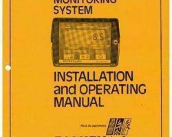 Massey Ferguson AG711636 Operator Manual - DjCMS100 Custom Monitor System