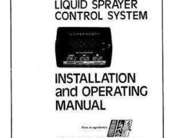 AGCO AG711958 Operator Manual - CCS100 / DjCCS100 Control System (for liquid sprayer)