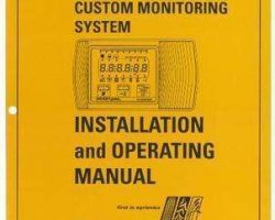 Massey Ferguson AG713881 Operator Manual - CMS200 / DjCMS200 Custom Monitor System (for liquid sprayer)
